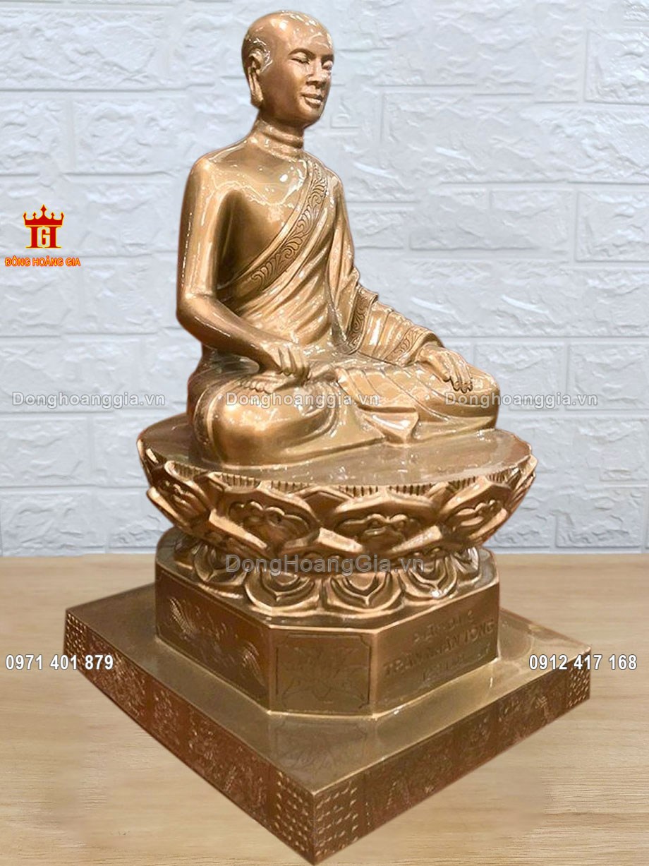 Đồng Hoàng Gia là địa chỉ chế tác tượng Phật Hoàng Trần Nhân Tông uy tín chất lượng